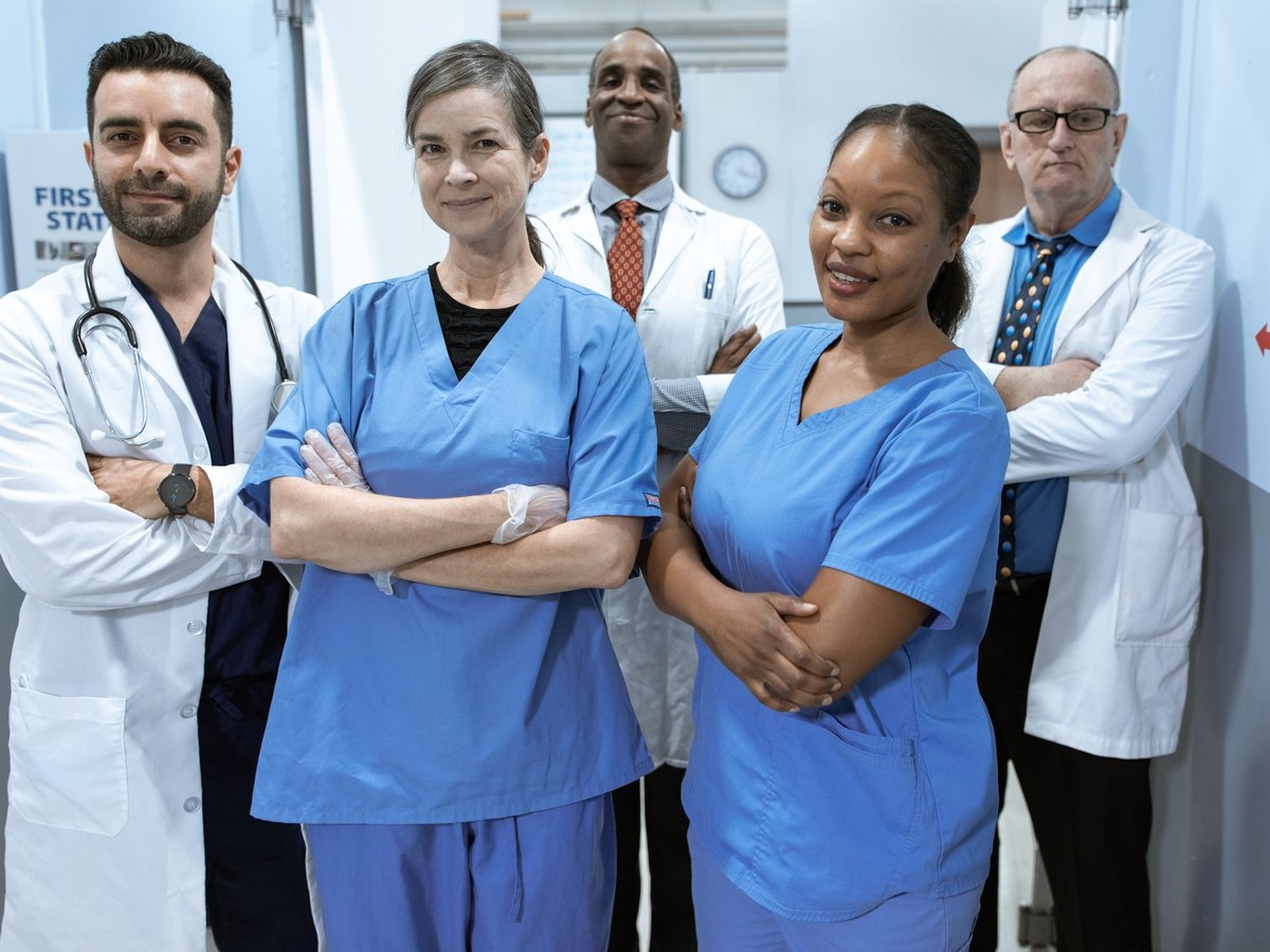 Clinical team collaborating
